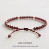 Hand-woven Garnet New Chinese Bracelet