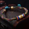 Tibetan Energy Eight-Strand Hand-Woven Safety Rope Bracelet