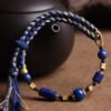 Ethnic Style Hand-Woven Lapis Lazuli Bracelet