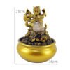 Feng Shui Wheel Crystal Ball Water Fountain Mini