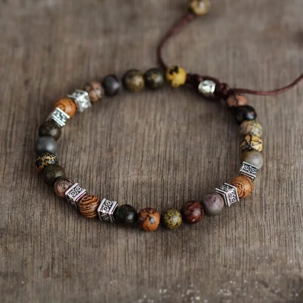 Ethnic Style Men's Adjustable Hand-Woven Bracelet