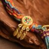 Tibetan Spiritual Energy Cycle Pattern Hand-Woven Bracelet