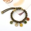Ethnic Style Couple Braided Red Rope Colorful Wire Bracelet