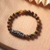 Ethnic Style Tigereye Single Circle Simplicity Buddha Rosary Bracelet