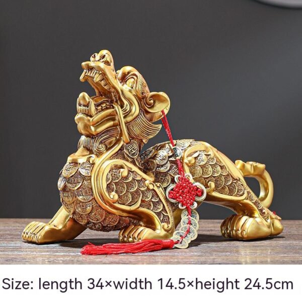 Decoration A Pair Bringing Fortune Feng Shui Living Room Entrance Shop Office Decorations