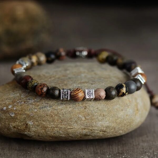 Ethnic Style Men's Adjustable Hand-Woven Bracelet