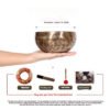 Handmade Zen Himalaya Full Moon Singing Bowl for Spiritual Healing
