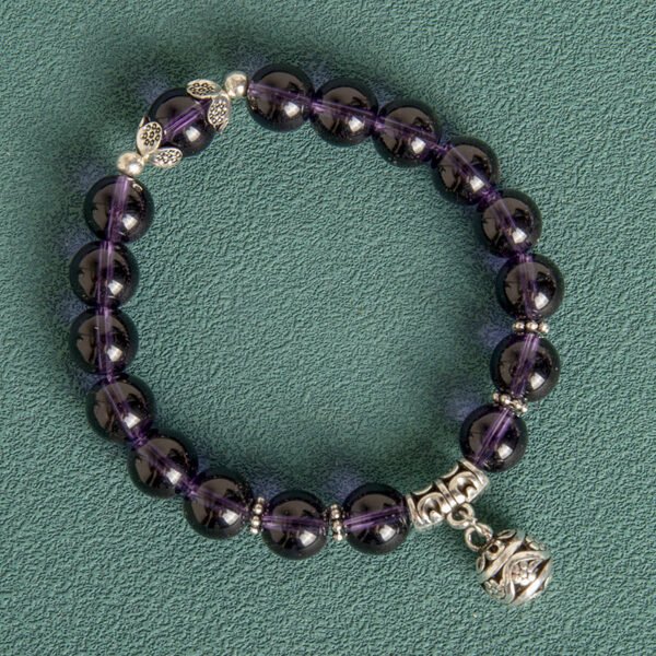 10MM Hollow Ball  Crystal Opal Beaded Bracelet