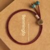 Traditional Handcrafted Bodhi Beads Red String Couple Bracelet