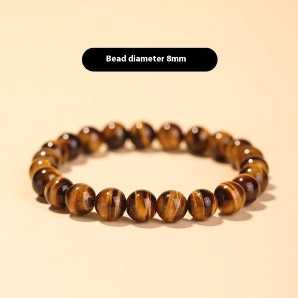 Ethnic Style Tigereye Single Circle Simplicity Buddha Rosary Bracelet